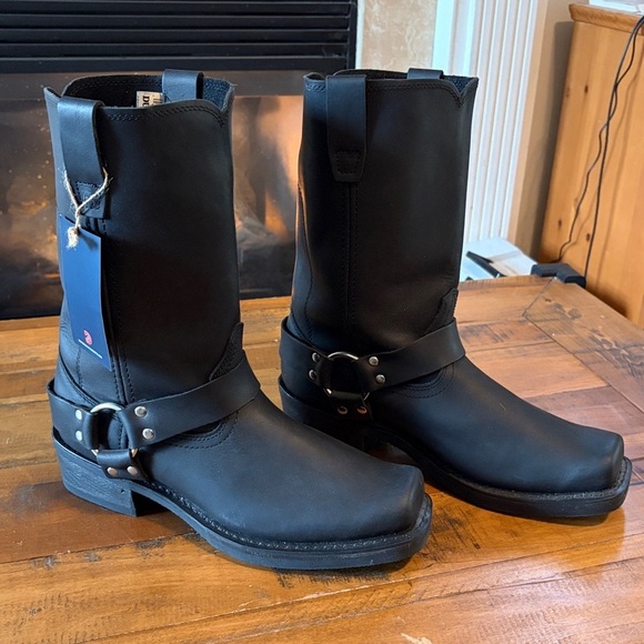 Durango 11” Full Grain Leather Harness Motorcycle Boots, DB510, US 10 EE main image 5